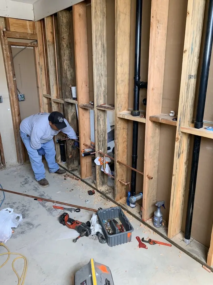 Commercial rough-in plumbing for Gas Line Repair in Maple Hollow